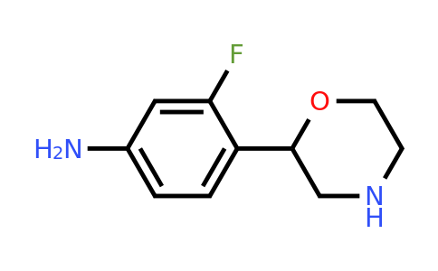 1379192-95-6 | 3-Fluoro-4-(morpholin-2-yl)aniline
