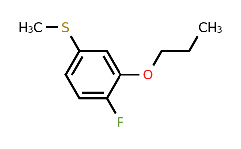 1379292-31-5 | (4-Fluoro-3-propoxyphenyl)(methyl)sulfane