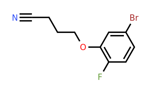 1379304-34-3 | 4-(5-Bromo-2-fluorophenoxy)butanenitrile