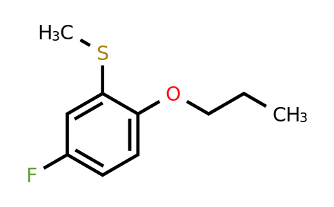 1379351-13-9 | (5-Fluoro-2-propoxyphenyl)(methyl)sulfane