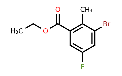 1379354-66-1 | Ethyl 3-bromo-5-fluoro-2-methylbenzoate
