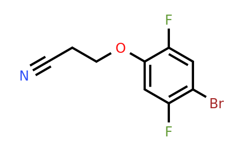 1379364-31-4 | 3-(4-Bromo-2,5-difluorophenoxy)propanenitrile