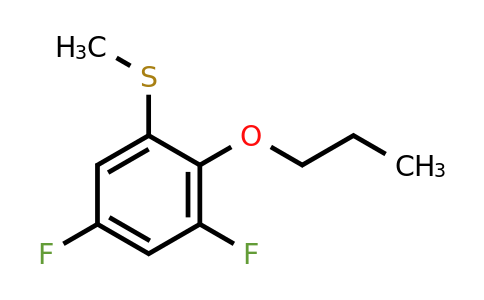 1379369-42-2 | (3,5-Difluoro-2-propoxyphenyl)(methyl)sulfane