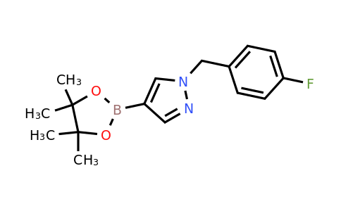 1379615-58-3 | 1-(4-Fluorobenzyl)-4-(4,4,5,5-tetramethyl-1,3,2-dioxaborolan-2-yl)-1h-pyrazole
