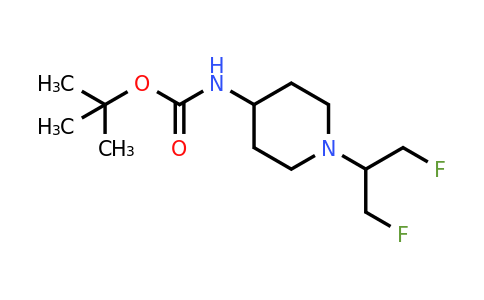 1380171-01-6 | tert-Butyl (1-(1,3-difluoropropan-2-yl)piperidin-4-yl)carbamate