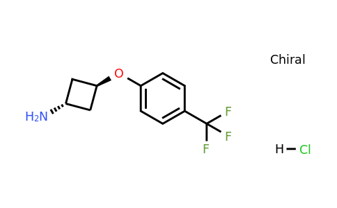 1380279-81-1 | trans-3-(4-(Trifluoromethyl)phenoxy)cyclobutanamine hydrochloride