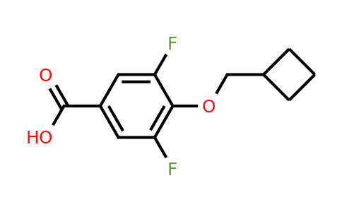 1380300-36-6 | 4-(Cyclobutylmethoxy)-3,5-difluorobenzoic acid