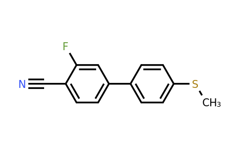 1381944-29-1 | 2-Fluoro-4-[4-(methylsulfanyl)phenyl]benzonitrile
