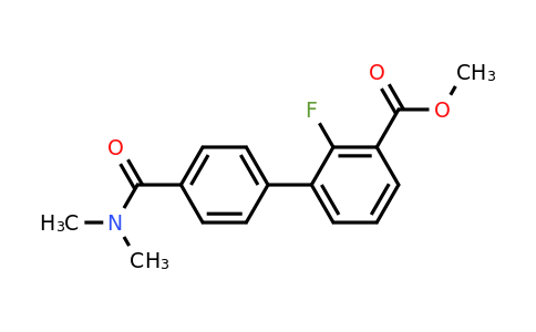 1381944-34-8 | Methyl 4'-(dimethylcarbamoyl)-2-fluoro-[1,1'-biphenyl]-3-carboxylate
