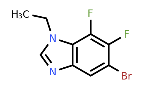 1381944-40-6 | 5-Bromo-1-ethyl-6,7-difluoro-1,3-benzodiazole