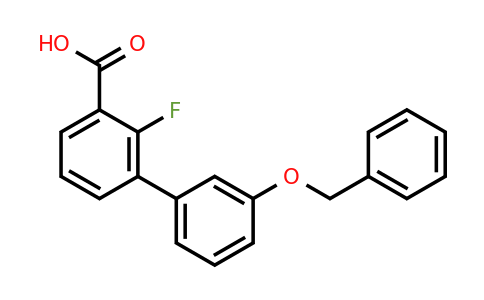 1381944-41-7 | 3-[3-(Benzyloxy)phenyl]-2-fluorobenzoic acid