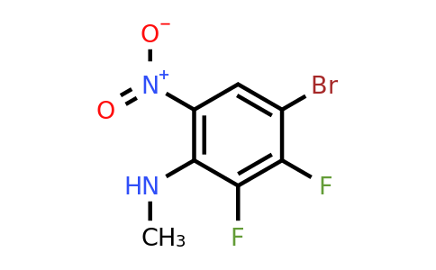 1381944-44-0 | 4-Bromo-2,3-difluoro-N-methyl-6-nitroaniline