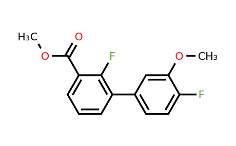 1381944-46-2 | Methyl 2-fluoro-3-(4-fluoro-3-methoxyphenyl)benzoate