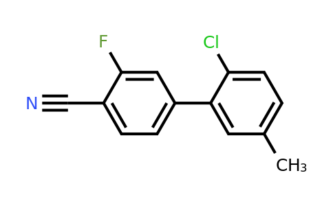 1381944-54-2 | 4-(2-Chloro-5-methylphenyl)-2-fluorobenzonitrile
