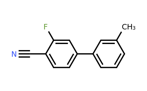 1381944-81-5 | 2-Fluoro-4-(3-methylphenyl)benzonitrile