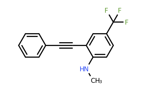 1383543-76-7 | N-methyl-2-(phenylethynyl)-4-(trifluoromethyl)aniline