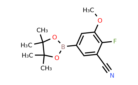 1383985-45-2 | 2-Fluoro-3-methoxy-5-(4,4,5,5-tetramethyl-1,3,2-dioxaborolan-2-yl)benzonitrile