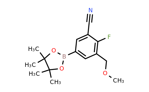 1383985-50-9 | 2-Fluoro-3-(methoxymethyl)-5-(4,4,5,5-tetramethyl-1,3,2-dioxaborolan-2-yl)benzonitrile