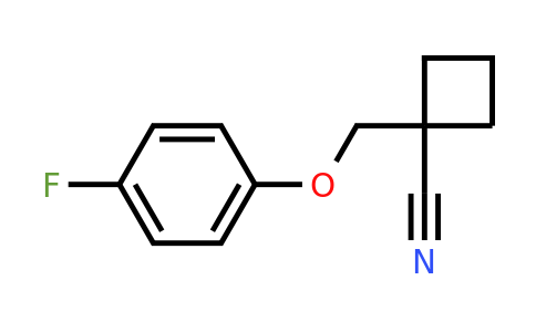 1387566-20-2 | 1-((4-Fluorophenoxy)methyl)cyclobutanecarbonitrile