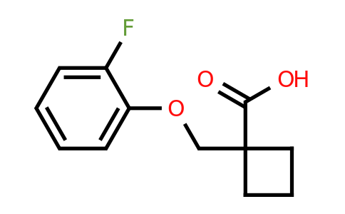 1387574-26-6 | 1-((2-Fluorophenoxy)methyl)cyclobutanecarboxylic acid