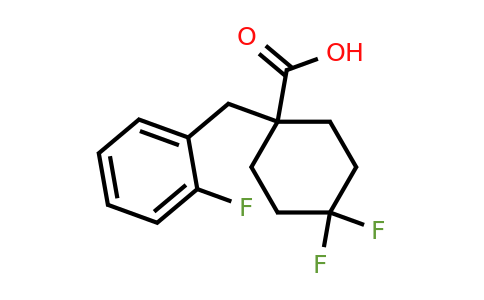 1389313-48-7 | 4,4-Difluoro-1-(2-fluorobenzyl)cyclohexanecarboxylic acid