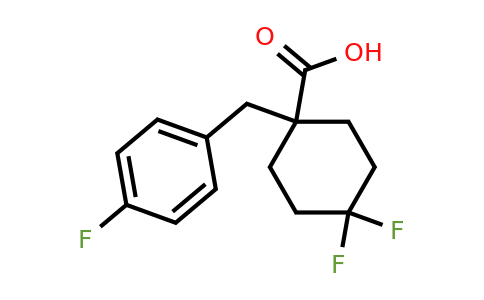 1389313-53-4 | 4,4-Difluoro-1-(4-fluorobenzyl)cyclohexanecarboxylic acid