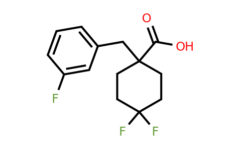 1389315-16-5 | 4,4-Difluoro-1-(3-fluorobenzyl)cyclohexanecarboxylic acid