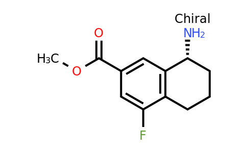 1389352-36-6 | Methyl (R)-8-amino-4-fluoro-5,6,7,8-tetrahydronaphthalene-2-carboxylate