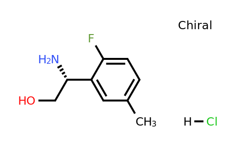 1391443-39-2 | (R)-2-Amino-2-(2-fluoro-5-methylphenyl)ethan-1-ol hydrochloride