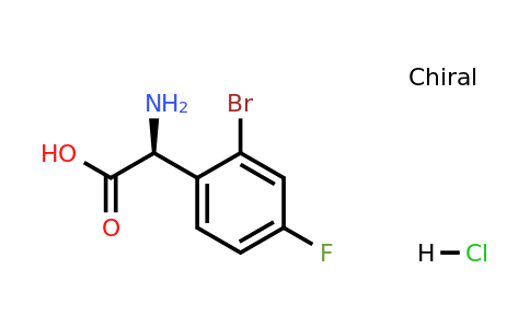 1391551-89-5 | (S)-2-amino-2-(2-bromo-4-fluorophenyl)acetic acid hcl