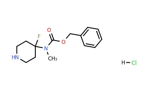 1391732-73-2 | Benzyl (4-fluoropiperidin-4-yl)(methyl)carbamate hydrochloride