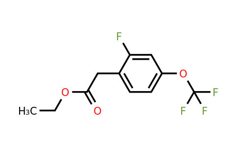 1392108-78-9 | Ethyl 2-fluoro-4-(trifluoromethoxy)phenylacetate
