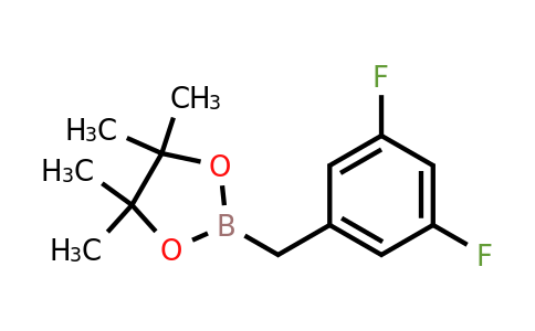 1392150-21-8 | 2-[(3,5-Difluorophenyl)methyl]-4,4,5,5-tetramethyl-1,3,2-dioxaborolane