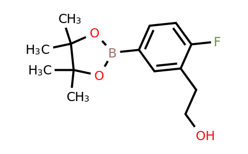 1392236-44-0 | 2-(2-Fluoro-5-(4,4,5,5-tetramethyl-1,3,2-dioxaborolan-2-yl)phenyl)ethanol