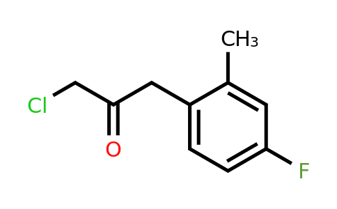 139297-84-0 | 1-Chloro-3-(4-fluoro-2-methylphenyl)propan-2-one