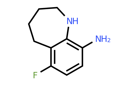 1393179-61-7 | 6-Fluoro-2,3,4,5-tetrahydro-1h-benzo[b]azepin-9-amine