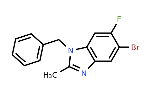 1393441-81-0 | 1-Benzyl-5-bromo-6-fluoro-2-methyl-1,3-benzodiazole