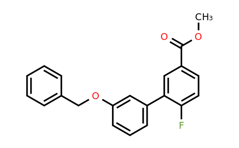 1393441-85-4 | Methyl 3-[3-(benzyloxy)phenyl]-4-fluorobenzoate