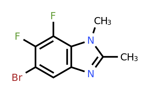 1393442-43-7 | 5-Bromo-6,7-difluoro-1,2-dimethyl-1,3-benzodiazole