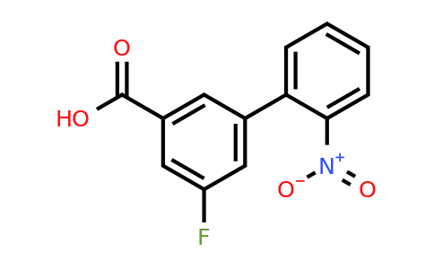 1393442-54-0 | 3-Fluoro-5-(2-nitrophenyl)benzoic acid