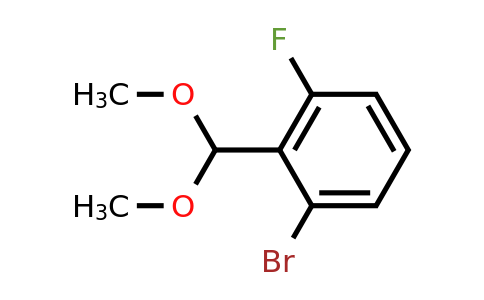 1393442-56-2 | 1-Bromo-2-(dimethoxymethyl)-3-fluorobenzene