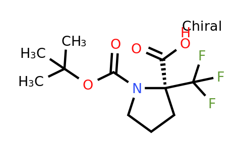 1393524-23-6 | (S)-1-(tert-Butoxycarbonyl)-2-(trifluoromethyl)pyrrolidine-2-carboxylic acid