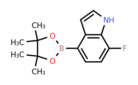 1394071-77-2 | 7-Fluoro-4-(4,4,5,5-tetramethyl-1,3,2-dioxaborolan-2-yl)-1H-indole