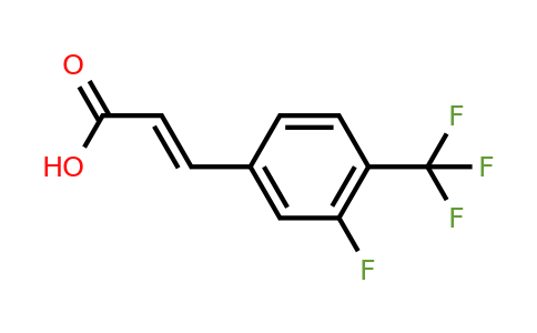 1395080-16-6 | (E)-3-(3-Fluoro-4-(trifluoromethyl)phenyl)acrylic acid