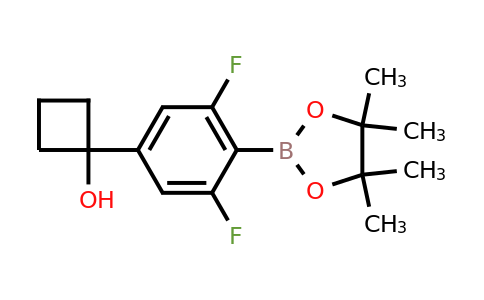 1395282-06-0 | 1-(3,5-DIFLUORO-4-(4,4,5,5-TETRAMETHYL-1,3,2-DIOXABOROLAN-2-YL)PHENYL)CYCLOBUTAN-1-OL