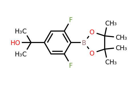 1395285-39-8 | 2-(3,5-DIFLUORO-4-(4,4,5,5-TETRAMETHYL-1,3,2-DIOXABOROLAN-2-YL)PHENYL)PROPAN-2-OL