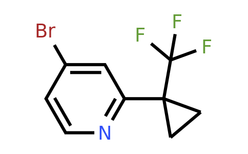 1395492-90-6 | 4-Bromo-2-(1-(trifluoromethyl)cyclopropyl)pyridine