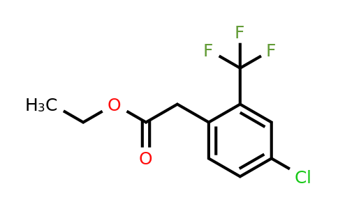 1397199-30-2 | Ethyl 4-chloro-2-(trifluoromethyl)phenylacetate