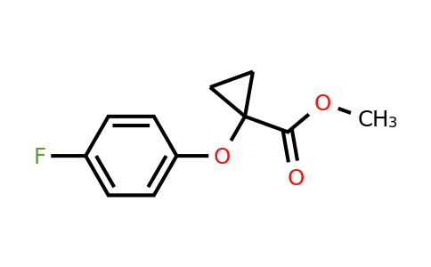 1399653-98-5 | Methyl 1-(4-fluorophenoxy)cyclopropanecarboxylate