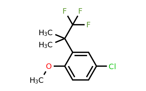 1402004-24-3 | 4-Chloro-1-methoxy-2-(1,1,1-trifluoro-2-methylpropan-2-yl)benzene